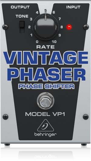 Behringer VP1 Vintage Phaser Effect Pedal